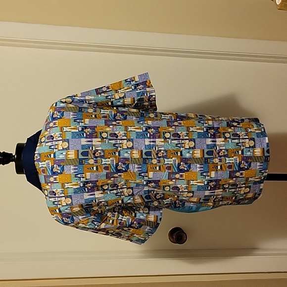 Disney | Shirts | Nwt Walt Disney World 5th Anniversary Woven Button